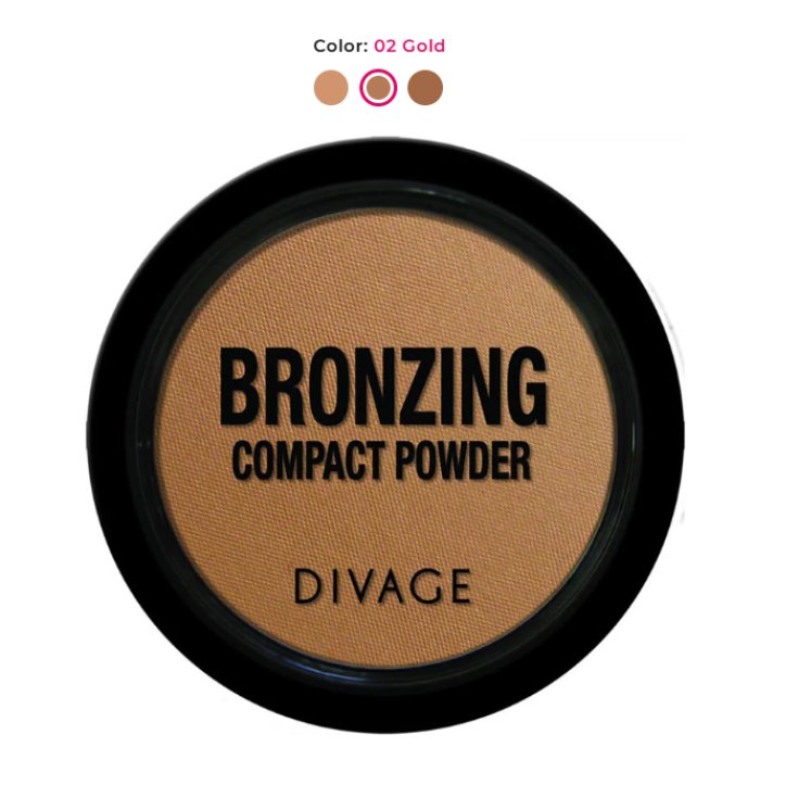 Divage Bronzing Polvos Bronceadores Compactos 02 Gold