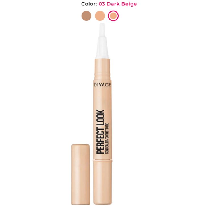 Corrector Líquido Perfect Look Divage 03 Beige Oscuro