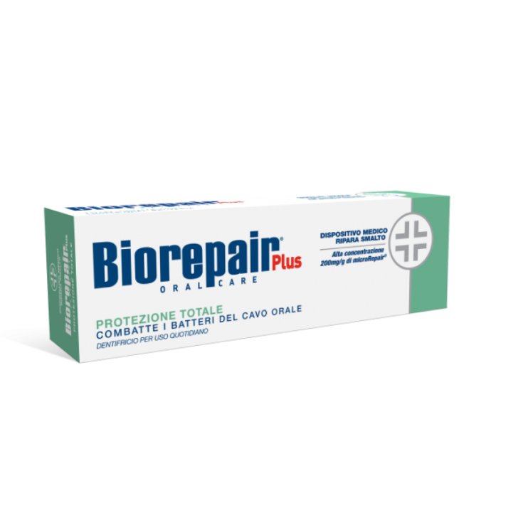 Biorepair Oral Care Plus Total Protection Combate las Bacterias de la Cavidad Oral Pasta de dientes 75 ml