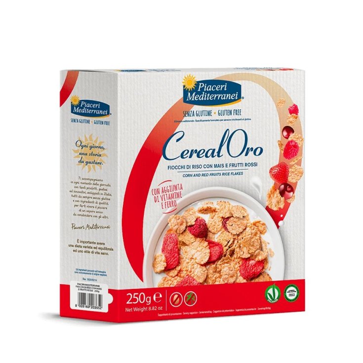 CerealOro Piaceri Mediterranei Copos De Arroz Con Maíz Sin Gluten 250g