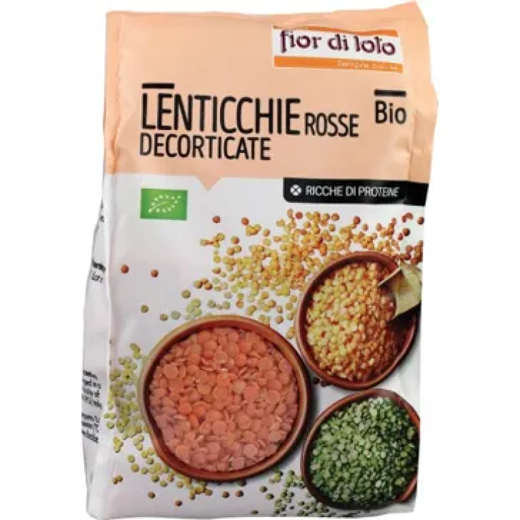 Fior Di Loto Lentejas Rojas Pequeñas Decorticadas Bio 400g
