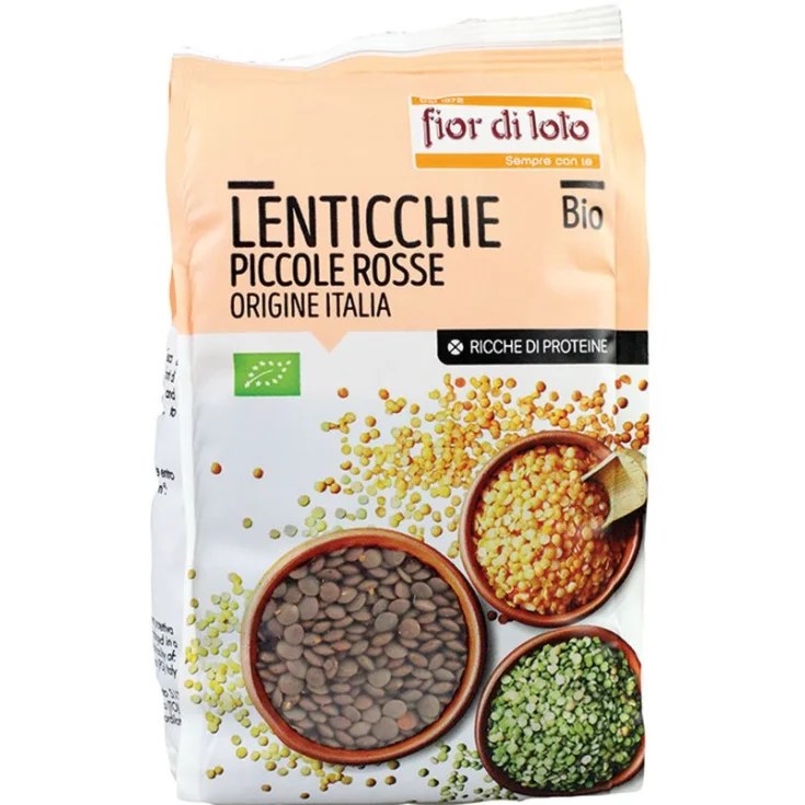 Fior Di Loto Lentejas Rojas Pequeñas Decorticadas Bio 400g