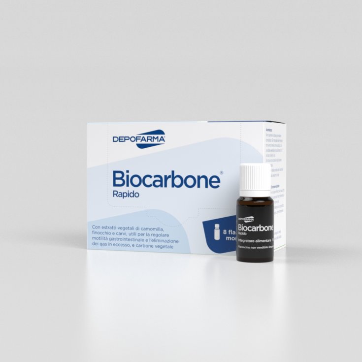 DepoFarma BioCarbone Rapido 8 viales monodosis