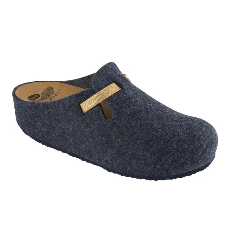 Zapatillas Dr. Scholl Vars En Fieltro Color Azul Marino Nº 35