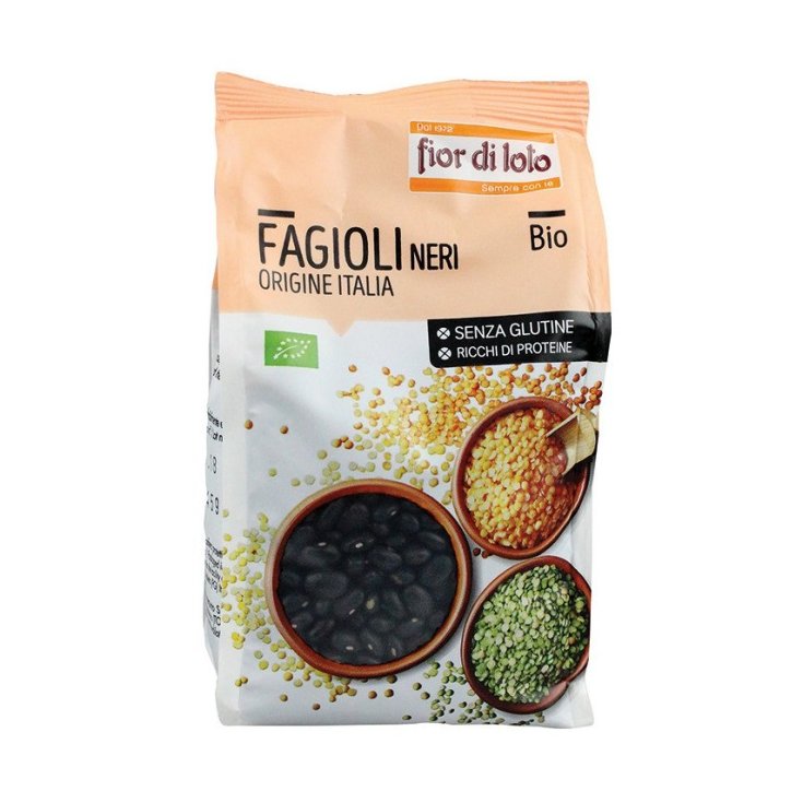 Fior Di Loto Frijoles Negros Ecológicos Sin Gluten 400g