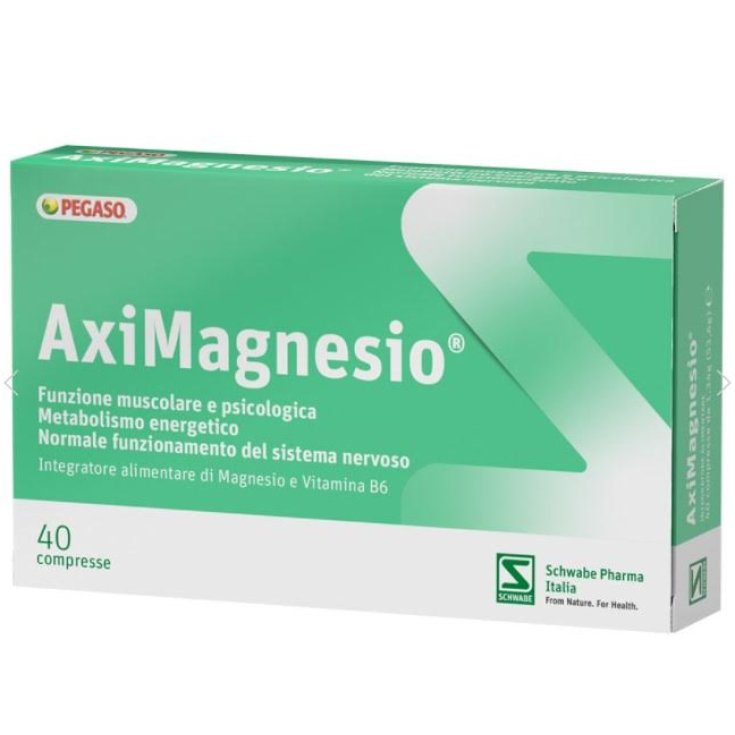 Pegaso® AxiMagnesio® Schwabe Pharma 40 Comprimidos