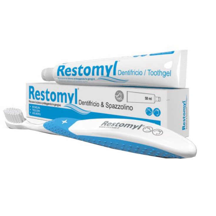 Restomyl Pasta de dientes y cepillo de dientes 50ml