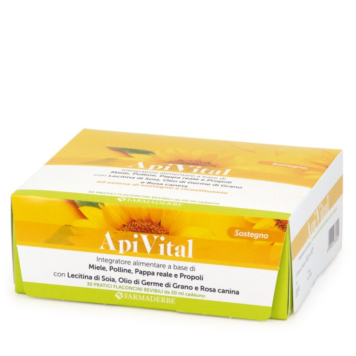 Farmaderbe Apivital Integratotre Alimentare 30 Viales x20ml