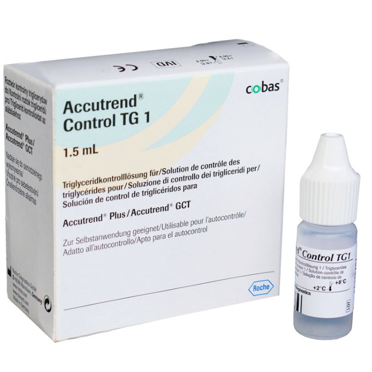 Solución de control de triglicéridos Accutrend Control TG 1