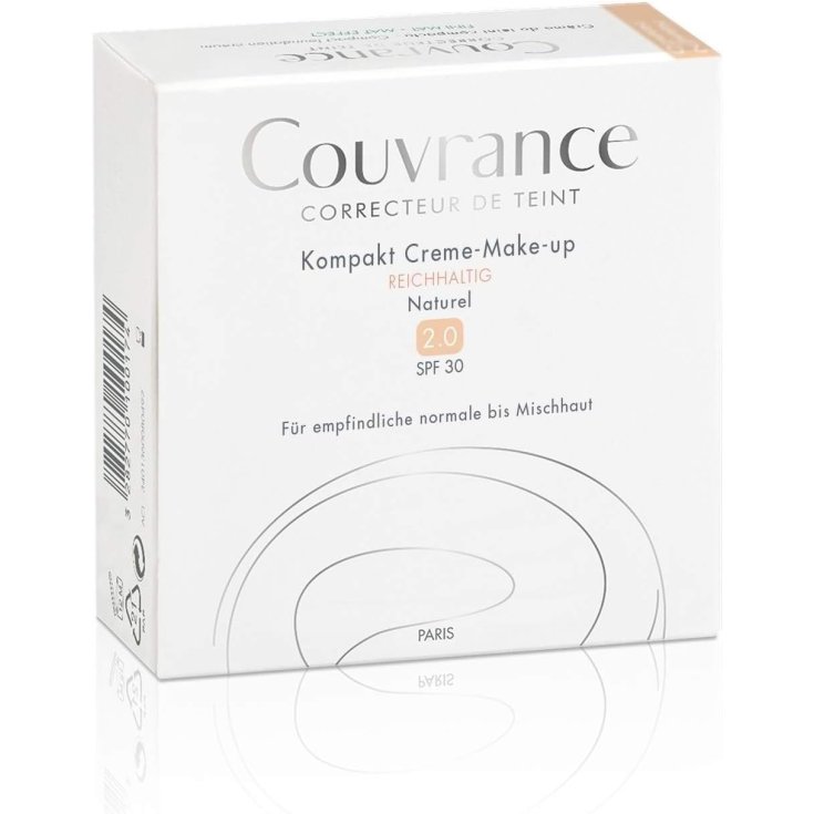Couvrance Compacto Color Crema Comfort Avène Porcelánico