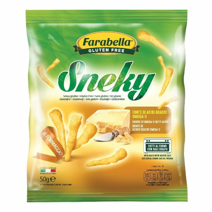 Farabella Sneky Snacks Salados Sabor Queso Sin Gluten 50g