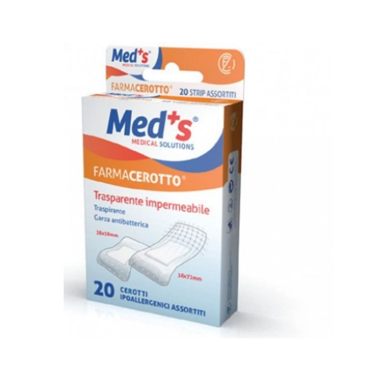 Med's Patches Tiras Polietileno Formato Medio 20 Parches