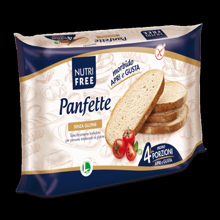 NutriFree Panfette Nueva Receta Suave Pan Sin Gluten 300g (4x75g)