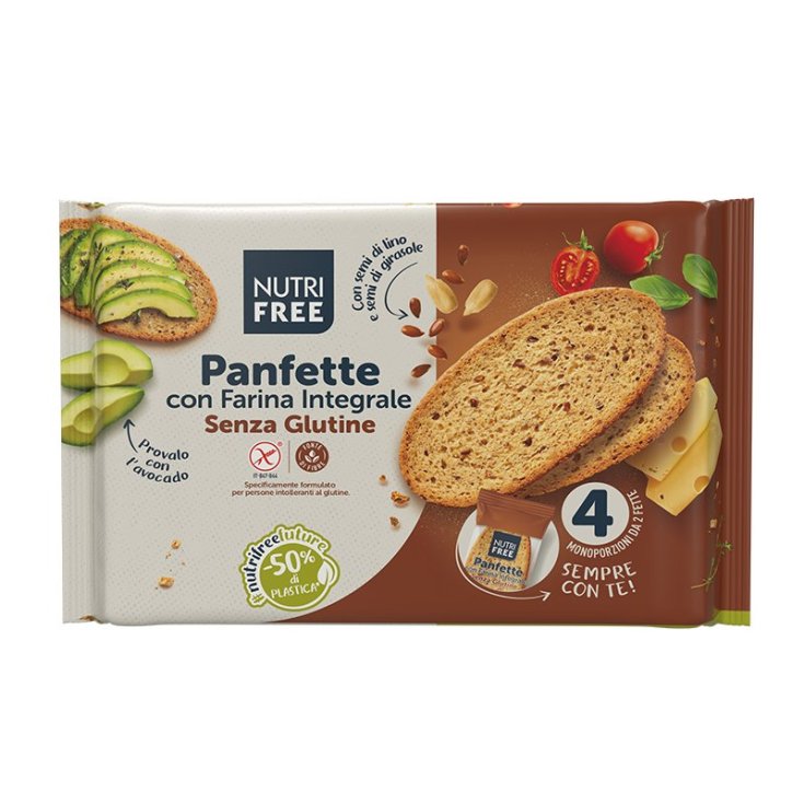 NutriFree Panfette de Trigo Integral Sin Gluten 340g (85gX4)