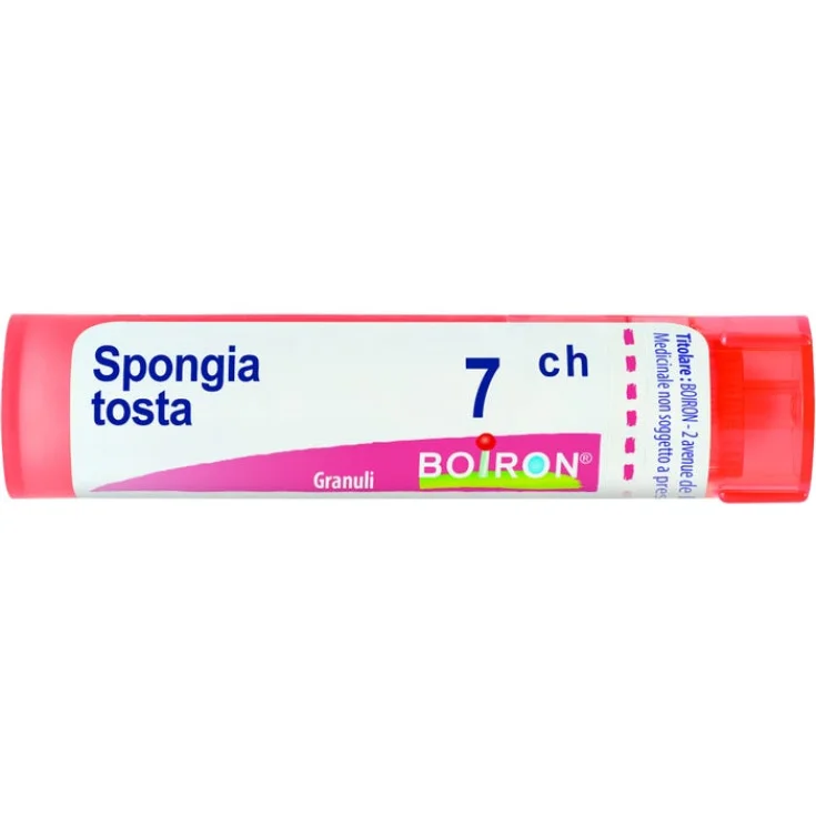 Laboratoires Boiron Spongia Tosta 7ch Remedio Homeopático En Gránulos
