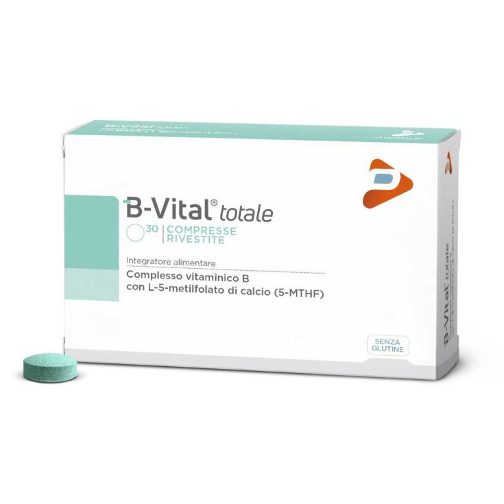 PharmaLine B-vital Complemento Alimenticio Total Sin Gluten 30 Comprimidos Recubiertos