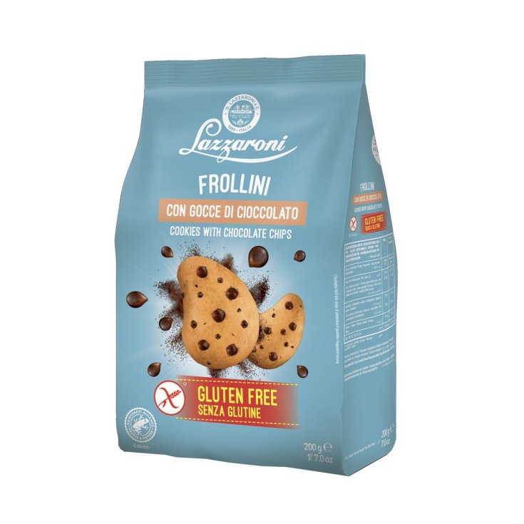 Lazzaroni Galletas Dulces Con Gotas De Chocolate Sin Gluten 200g