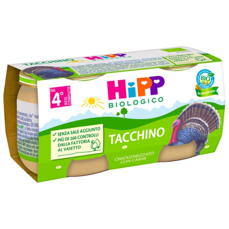 Pavo Orgánico HiPP 2x80g