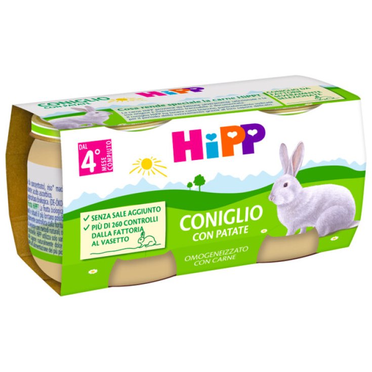 HiPP Conejo Orgánico con Patatas 2x80g