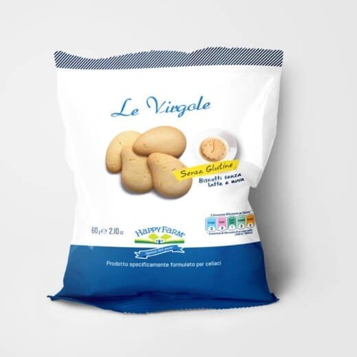 Happy Farm Le Virgole Classiche Galletas Sin Gluten 60g