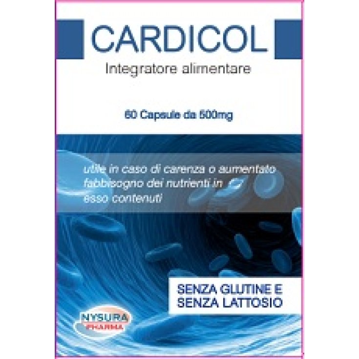 Nysura Pharma Cardicol Complemento Alimenticio 60 500mg