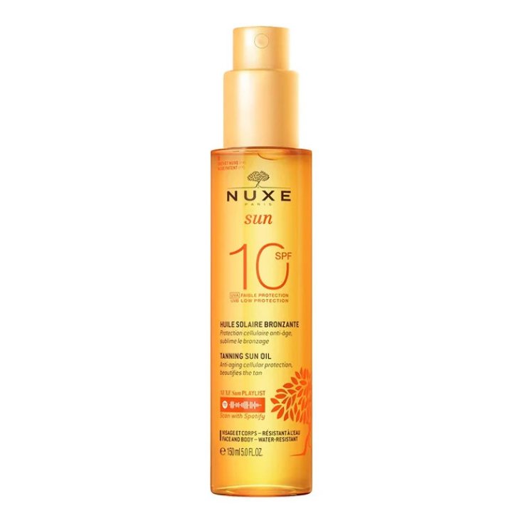 Nuxe Sun Aceite Solar Rostro Y Cuerpo Spf10 150ml