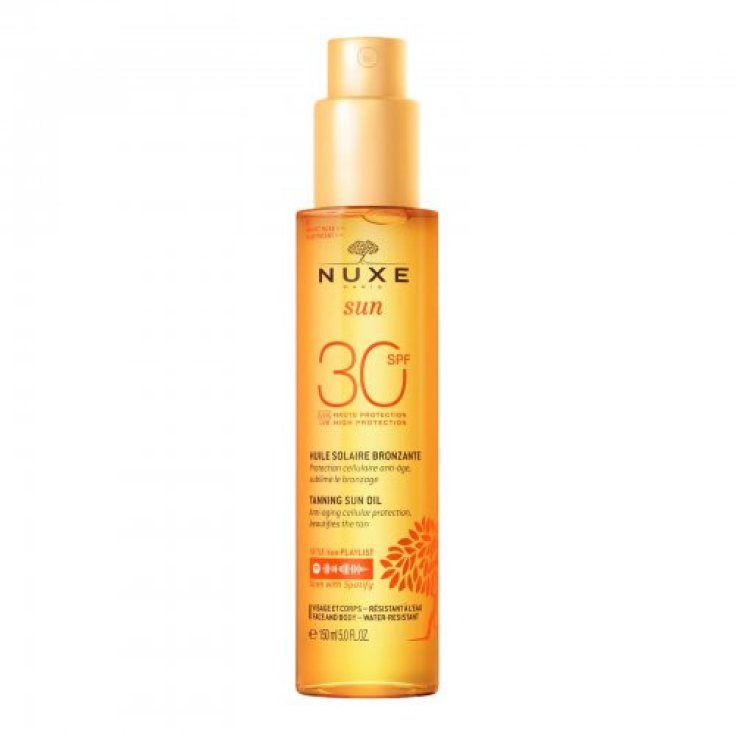 Nuxe Sun Aceite Solar Rostro Y Cuerpo Spf30 150ml
