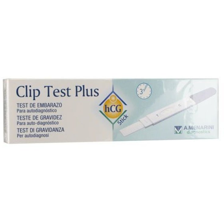 Clip Test Plus HCG Stick Test de Embarazo 1 Test