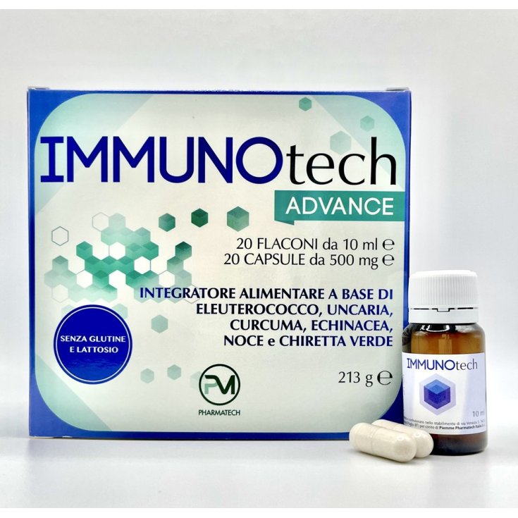 Immunotech Advance Complemento Alimenticio 20 Viales + 20 Cápsulas