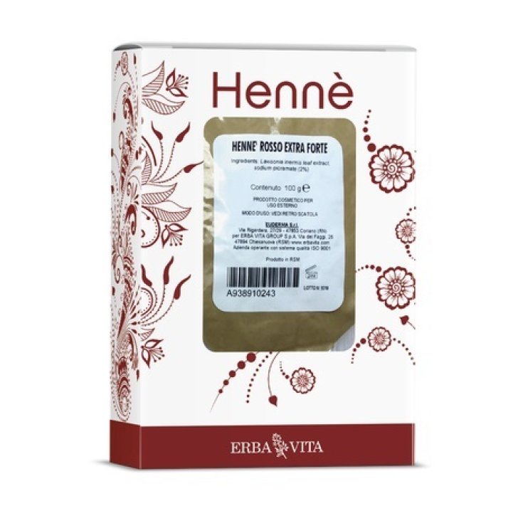 Henna Roja Extraforte Erba Vita 100g