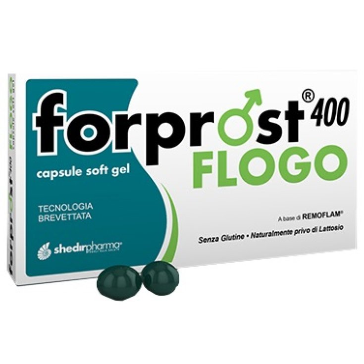 Forprost® 400 Flogo ShedirPharma® 15 Cápsulas de gelatina blanda