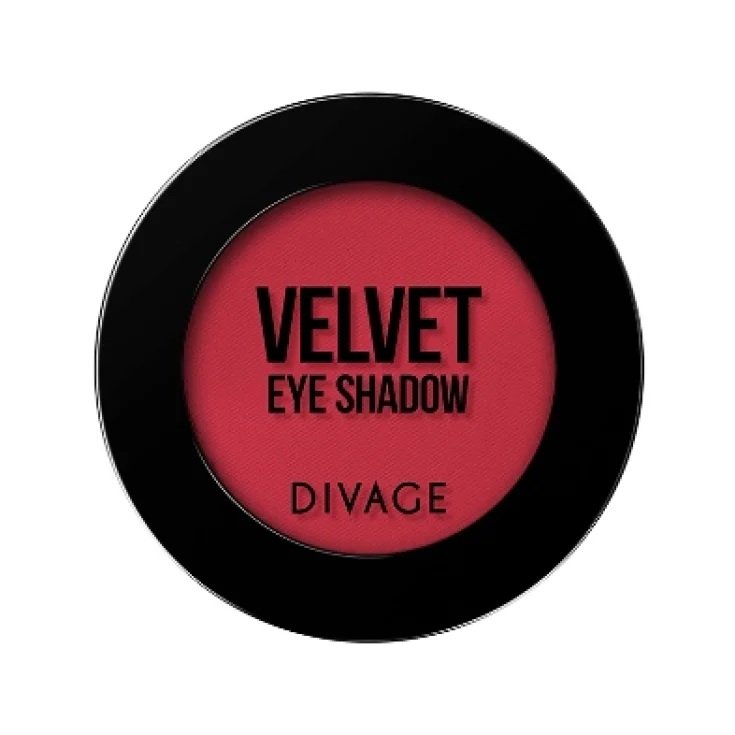 Divage Velvet Eye Shadow Sombra de ojos Matt 7322 Pure Red