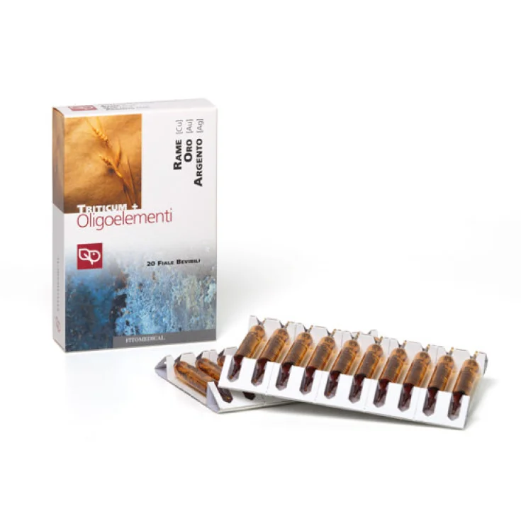 Fitomedical Triticum + Cu + Au + Ag Complemento Alimenticio 20 Viales 2ml
