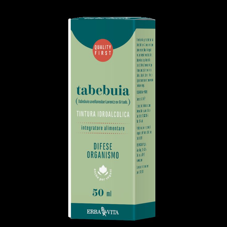 ErbaVita Tintura Hidroalcohólica Tabebuia Complemento Alimenticio 50ml