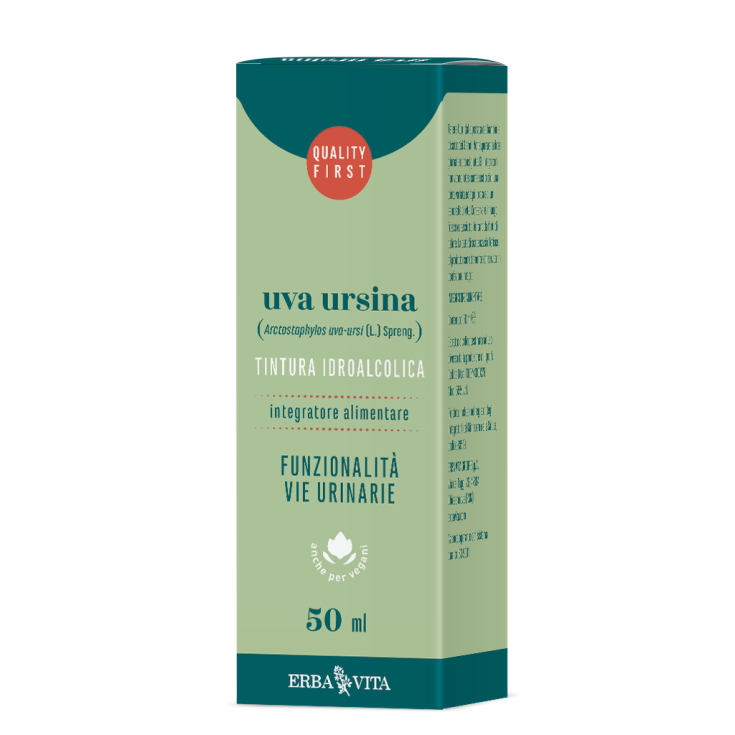 ErbaVita Tintura Hidroalcohólica Uva Ursina Complemento Alimenticio 50ml