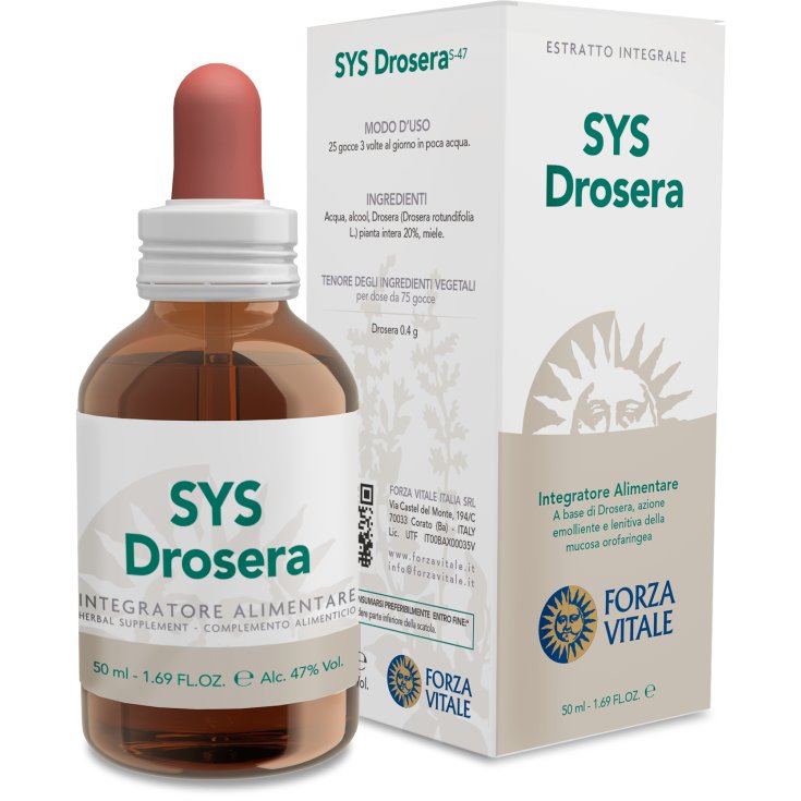 Forza Vitale Ecosol Sys Drosera Complemento Alimenticio En Gotas 50ml