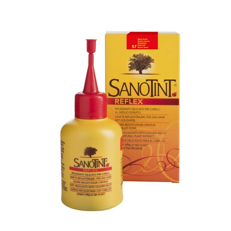 Sanotint Reflex Hair Reflector Tono 57 Rojo Oscuro