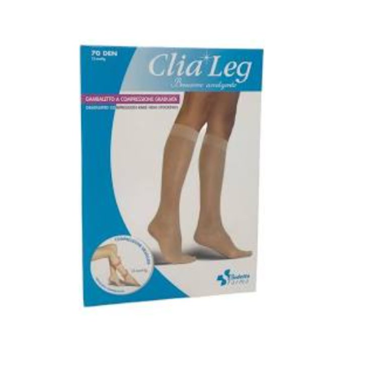 Clialeg Medias Hasta la Rodilla 70 Denari Color Visón Talla 4