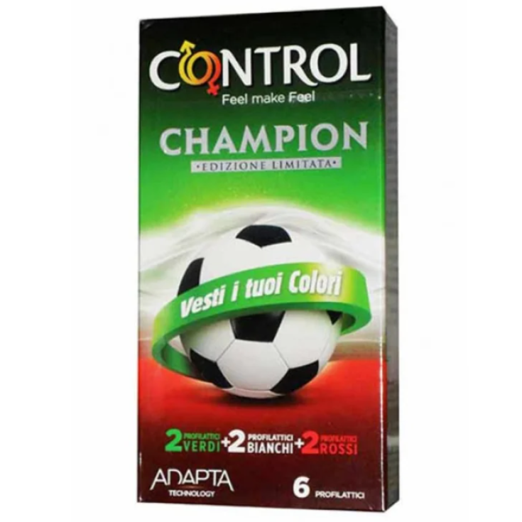 Control Champion Edición Limitada 6 Preservativos de Colores