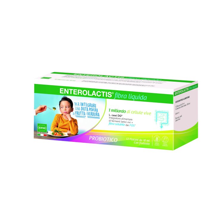 Enterolactis® Fibra Liquida Sofar 12 Frascos