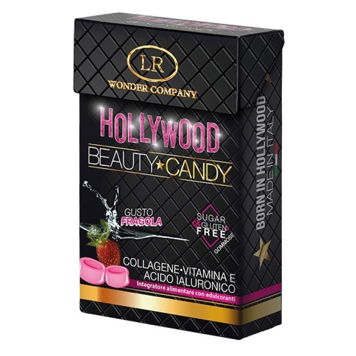 Hollywood Beaut Candy Caramelos Sin Azúcar Y Gluten Sabor Fresa 10 Caramelos