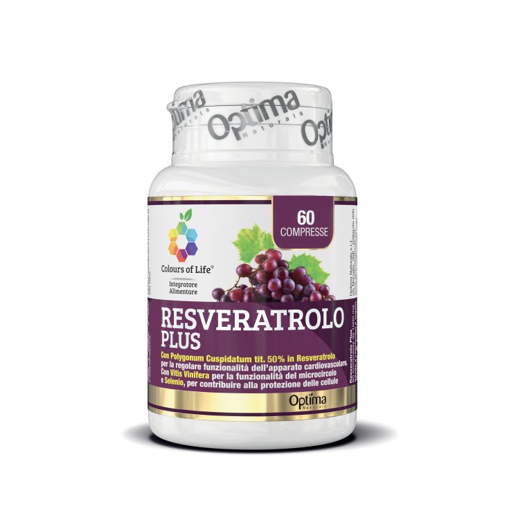 Resveratrol Plus Colors Of Life® Optima Naturals 60 Tabletas