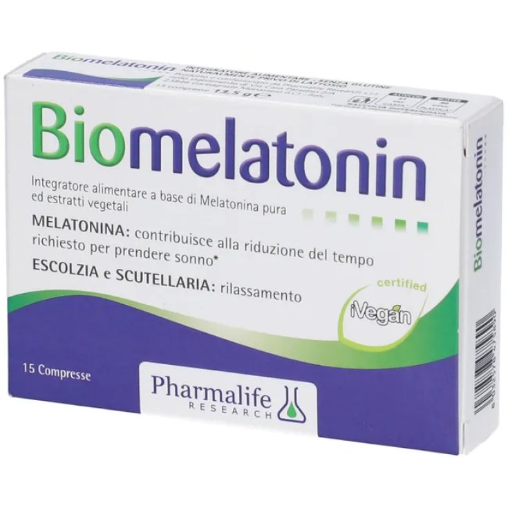 Pharmalife Research Biomelatonina Complemento Alimenticio 15cpr