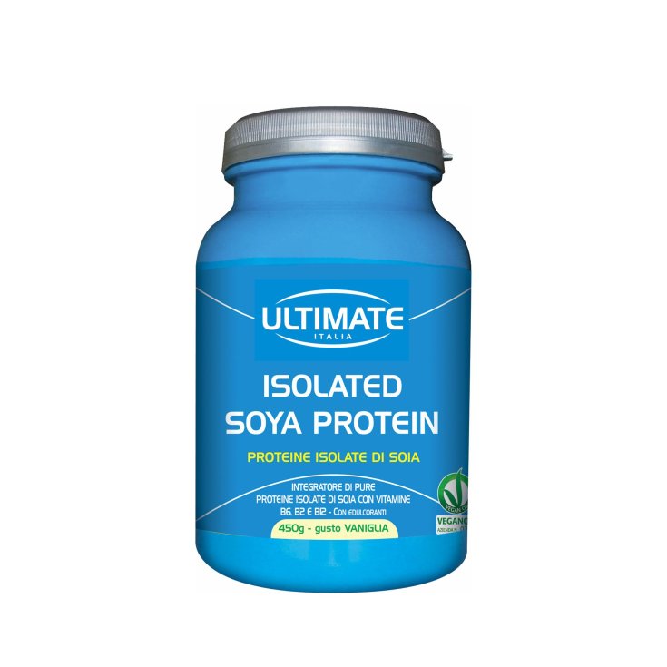 Suplemento Alimenticio de Proteína de Soja Aislada Ultimate Sabor Vainilla 450g