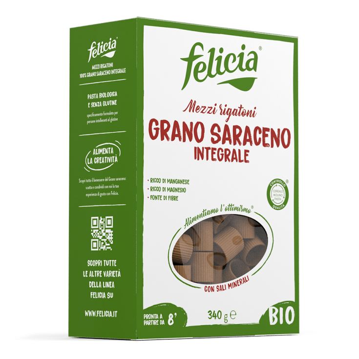 Felicia Bio Mezzi Rigatoni Pasta de Trigo Sarraceno Bio 250g