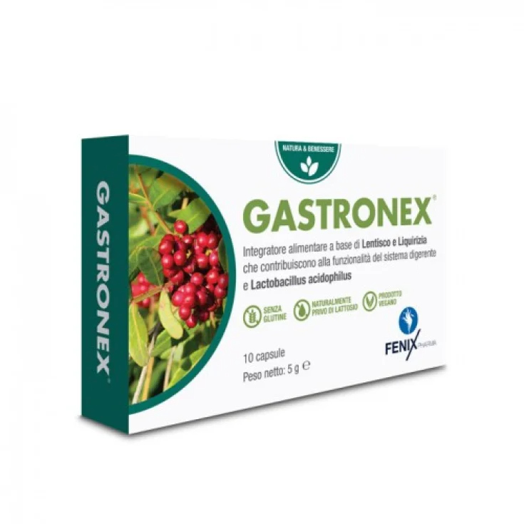 Gastronex Complemento Alimenticio 10 Cápsulas