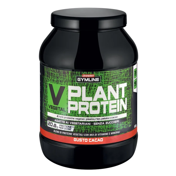 V-Vegetal Mezcla de Proteínas Vegetales Sabor Cacao Enervit Gymline 900g