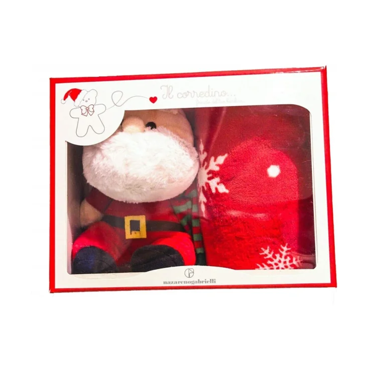 Set 2 uds caja regalo cobertor cuna cochecito nube con peluche bebé recién nacido nazareno gabrieli cielo TU