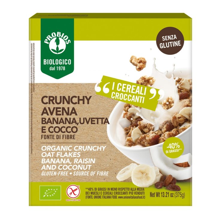 Easy To Go Crunchy Oats Banana Pasas Y Coco Probios 375g