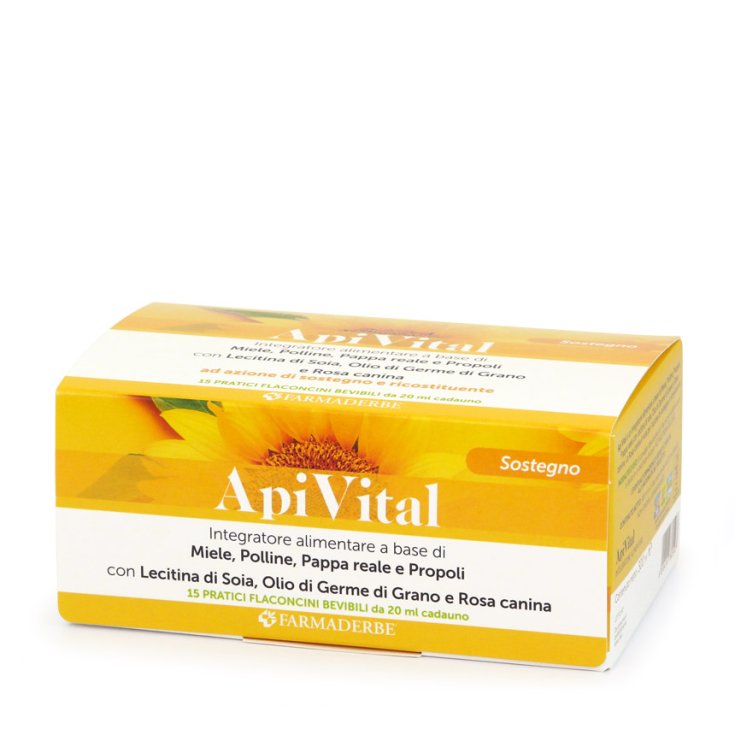 Farmaderbe Apivital Complemento Alimenticio 15 Viales De 20ml